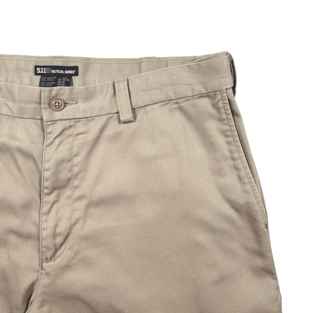 5.11 Tactical Series Mens 36x34 Khaki Tan Twill Straight Leg Utility Pants 36/34